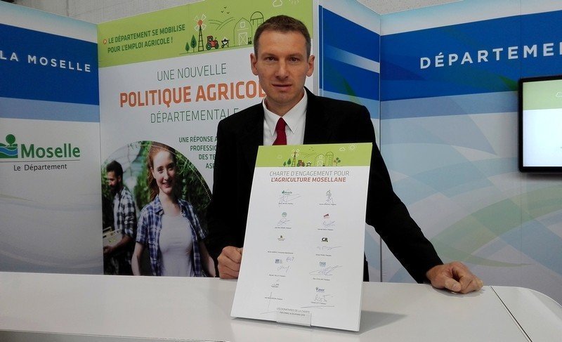 Agrimax 2018 - signature charte agriculture mosellane