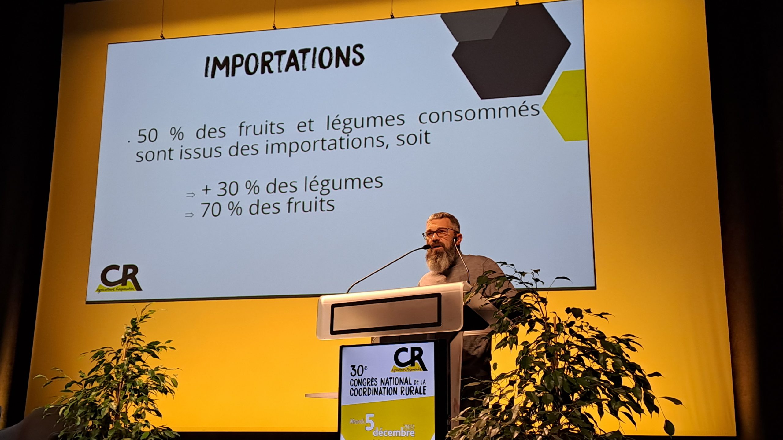 Sébastien Héraud, responsable de la section Fruits et Légumes congrès 2023